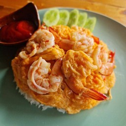 ข้าวไข่ข้นกุ้ง