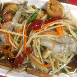 ตำกุ้งสดปลาร้า