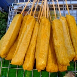 ไข่หมึกอัดแท่งย่าง