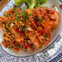 กุ้งผัดพริกเกลือ