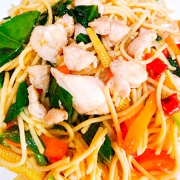 สปาเก็ตตี้ขี้เมาไก่