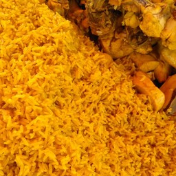 ข้าวหมก ไก่ทอด (จ๊ะบะฮ์นาป้อ)