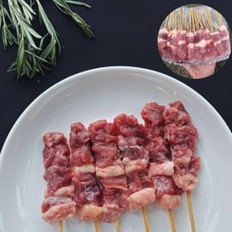 เนื้อโคขุนพรีเมี่ยมเสียบไม้แช่แข็ง (20 ไม้)
