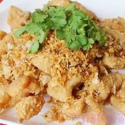 ข้าวปลาดอลลี่ทอดกะเทีียม