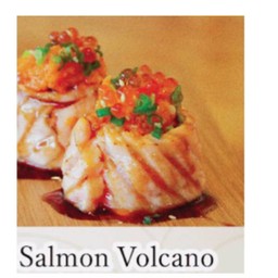 ชุดแซลมอนภูเขาไฟ 4 ชิ้น