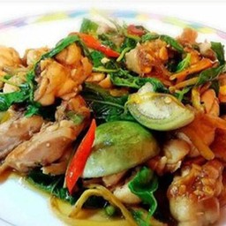 ผัดฉ่าไก่