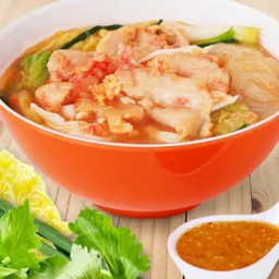 สุกี้น้ำหมู น้ำจิ้มหมาล่า