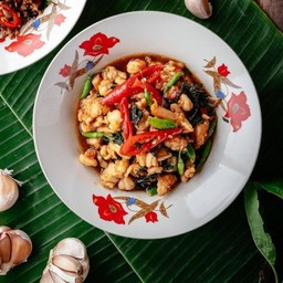 คั่วกะเพรากุ้ง