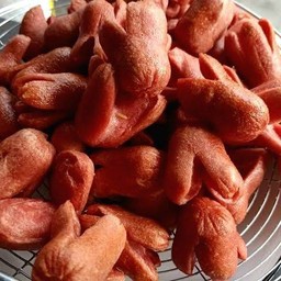 ข้าวใส้กรอกแดงน้ำจิ้มแจ่ว