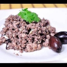 หมูสับผัดหนำเลี้ยบ