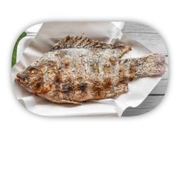 ปลานิลเผาเกลือ (เล็ก)