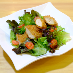 สลัดไก่ทอด