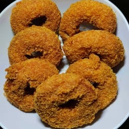 [อร่อยซ่ากับโค้ก] ชุดฟิชริง(โดนัทปลา) 7ชิ้น+  โค้ก ออริจินัล (ขวด)