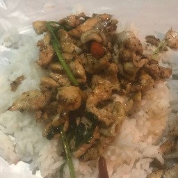 ข้าวทอดกระเทียม