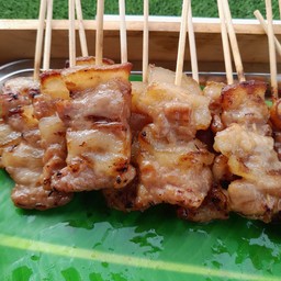 หมูปิ้งโบราณ 10ไม้ฟรี1ไม้