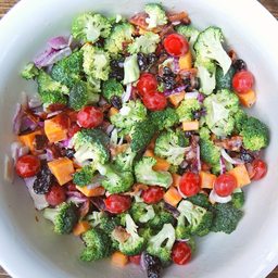 ⭐4.9 (134) - สลัดคลีน บล็อคโคลี่ เบค่อน ครีมมะนาว 🍋 Broccoli Bacon Lemon Cream