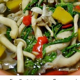 แกงเห็ดใบย่านาง