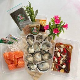 Set 7 (หอยนางรมไทย กุ้งดอง ม่อนหั่นเต๋ามิ)