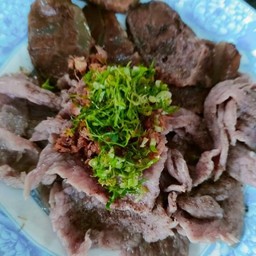 เนื้อตับผ้าขี้ริ้วลวกจิ้ม