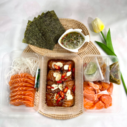 ชุดสุดคุ้ม แซลมอน 3 สไตล์ (ม่อนมิ ม่อนดอง ม่อนยำ)