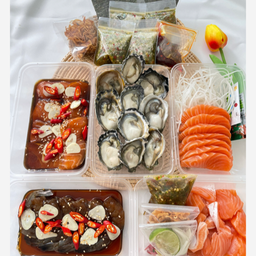 ชุดสุดคุ้ม 5 ก๊ก (หอยนางรมไทย10ตัว)