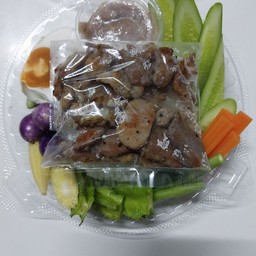 ข้าวน้ำพริกกะปิหมูทอด