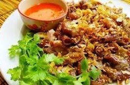 ไส้อ่อนทอดกระเทียม