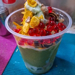 ปังเย็นชาเขียวนมสด