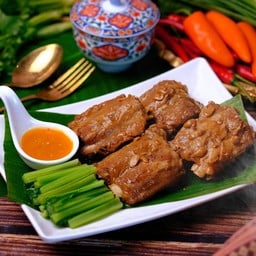 ซี่โครงหมูอบ (กับข้าว)
