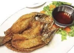 ปลากระพงทอดน้ำปลา