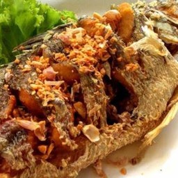 ปลานิลทอดกระเที่ยม