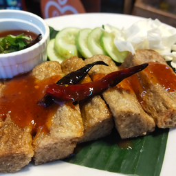 กือโปะย่างไฟ( ไม่ผสมแป้ง)