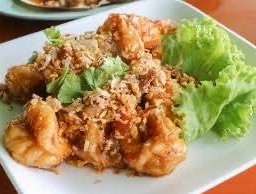 กุ้งทอดกระเทียม