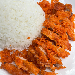 ข้าวหมูทอด