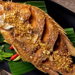 ปลาทับพิมทอดกระเที่ยม