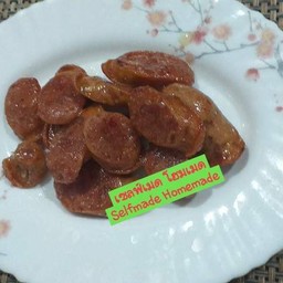ข้าว+กุนเชียงทอดและไข่ดาว