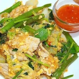 สุกี้แห้งหมู