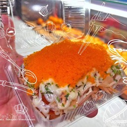 ไส้รวม 6 ลูก (ไม่หมึก) หน้าไข่กุ้ง