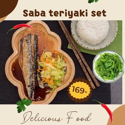 Saba Teriyaki Set