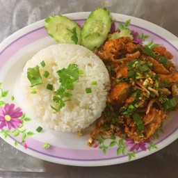 ข้าวยำไก่แซ่ป