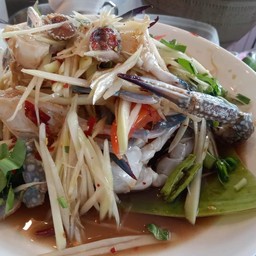 ตำหอยแครงปูม้า
