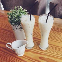 นมสดคาราเมล(เย็น)