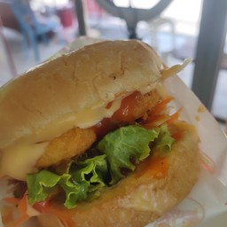 เบอร์เกอร์ไก่กรอบ