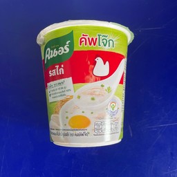 โจ๊กไก่+น้ำร้อน