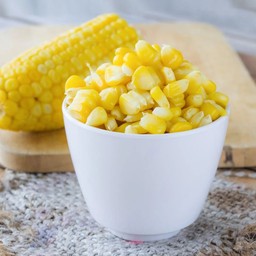 ข้าวโพดคลุกเนย นมข้น