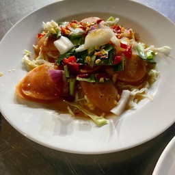 ยำฮอทดอก