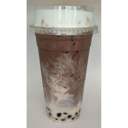 ช็อคโกแลตลาเต้หน้าชีสไข่มุก