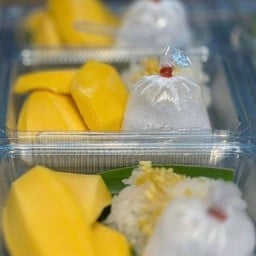 ร้านข้าวเหนียวมูลแม่ประไพศรี by นิธิกานต์ ตลาดเทศบาลเมืองนนทบุรี