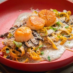 Scallop Truffle Cream Sauce