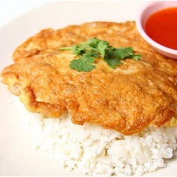 ข้าวไข่เจียวหมูสับ ราดข้าว